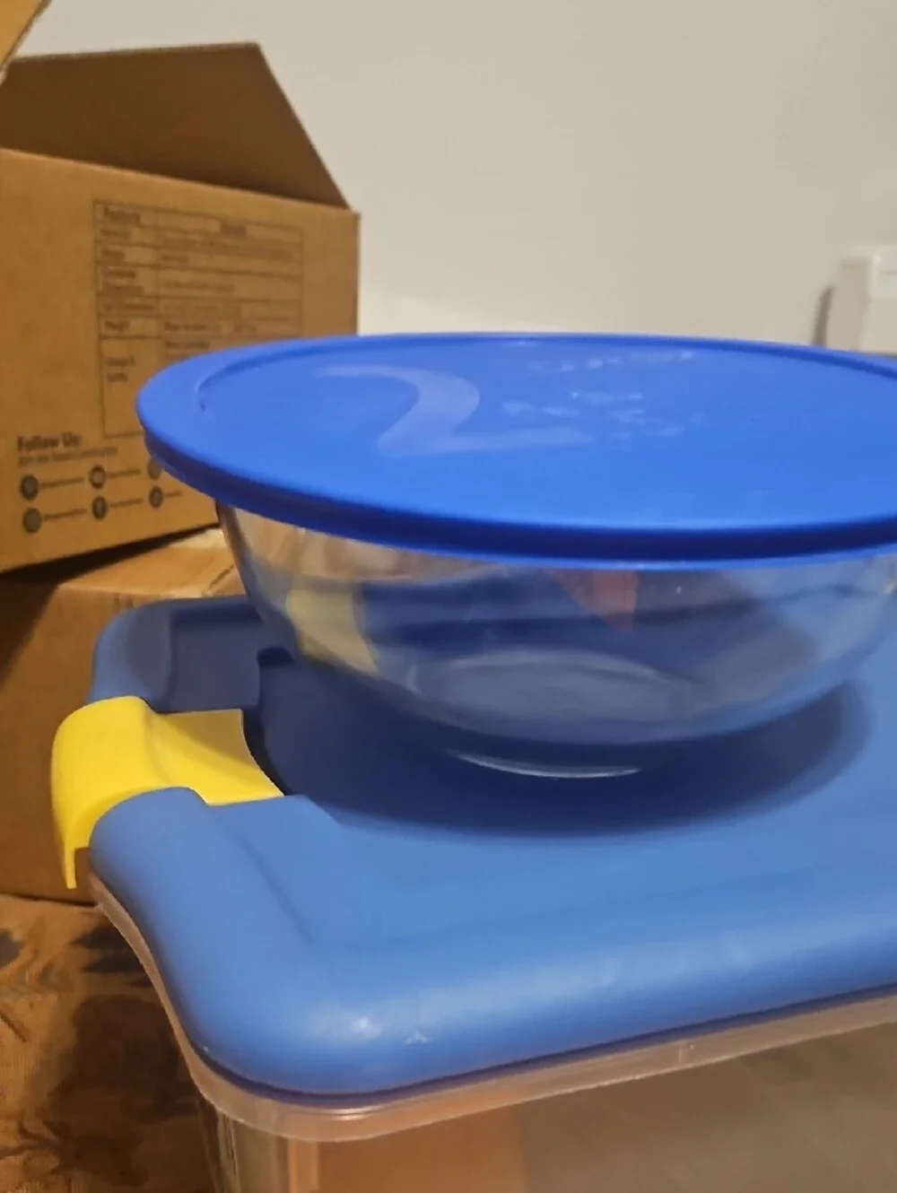 Pyrex Clear Glass Mixing Bowl